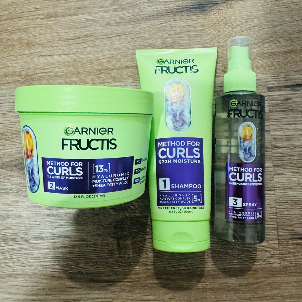 Garnier Fructis “Method for Curls” system